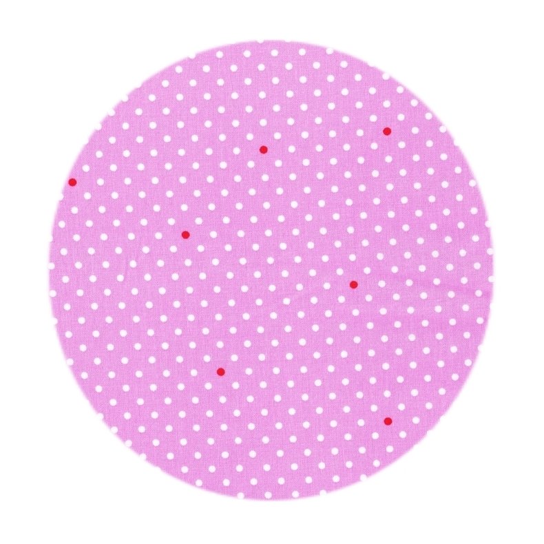 Stof med prikker, Pin Dots i pink, Michael Miller Fabrics ,  pr. m