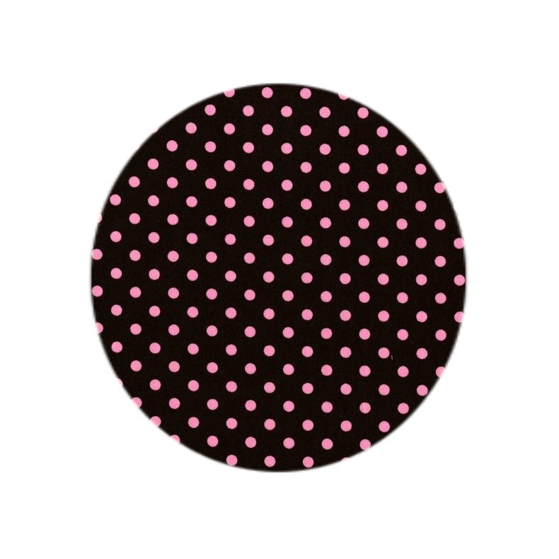 Stof med prikker, Michael Miller Dump Dot, rosa/brun, pr. m.