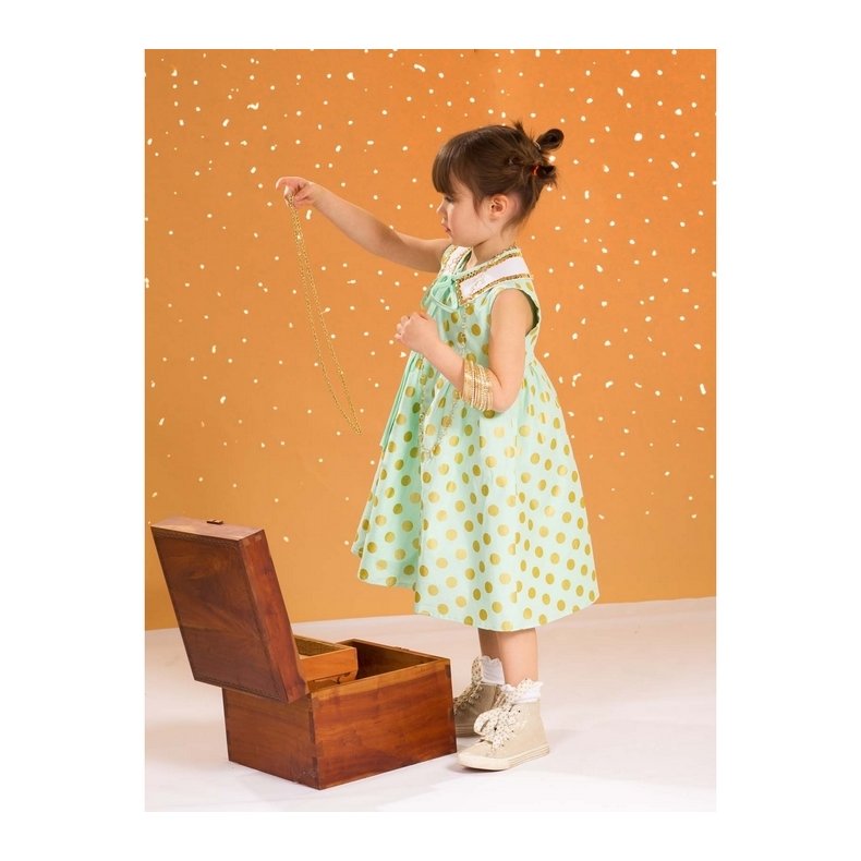 Stof, Michael Miller Quater Dot Silver, black, pr. m.