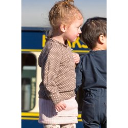 Strikket sweatstof i rosa meleret glatstrik, Ottawa, pr. m.