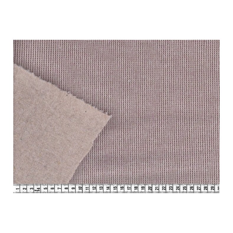 Strikket sweatstof i rosa meleret glatstrik, Ottawa, pr. m.