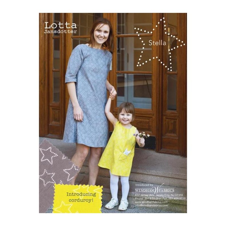 Babyfljlstof, stjerner, Stella corduroy, citrongul, pr. m.