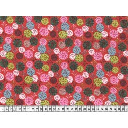 Babyfljlstof, blomster, Mouse Camp fra Windham, pr. m.