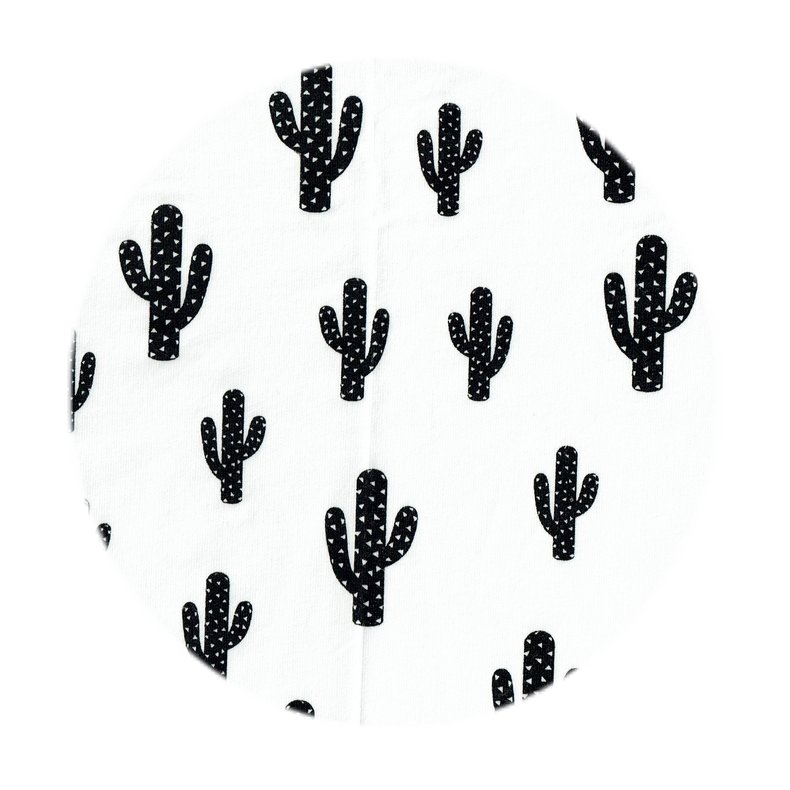 StofRest 0,75 m. Sweatstof, Cactus by Kimsa, white