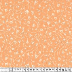 �kologisk bomuldsstof, Cloud9 Gentle Vines, coral