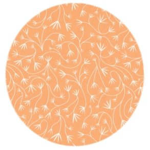 �kologisk bomuldsstof, Cloud9 Gentle Vines, coral