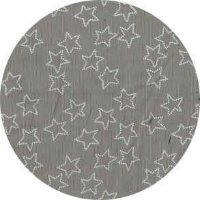 Babyfljlstof, stjerner, Stella corduroy in grey, pr. m.
