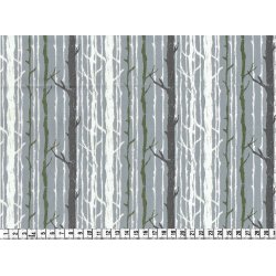 StofRest 0,4 m. Bomuldsstof, Timber Nightfall