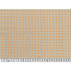 Jaquardstof i beige og gul, pr. m.