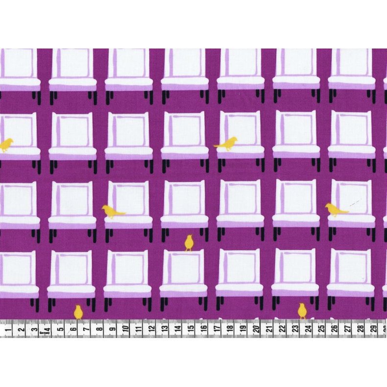 StofRest 1,2 m. Bomuldsstof, Tufted Tweets