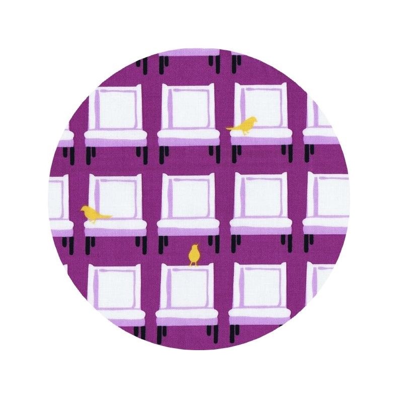 StofRest 1,2 m. Bomuldsstof, Tufted Tweets