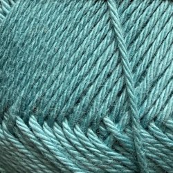 Medium Petrol Blue. kologisk bomuldsgarn. Karen Klarbk. Pr. 50 g.