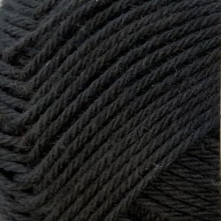 Black. �kologisk bomuldsgarn. Karen Klarb�k. Pr. 50 g.
