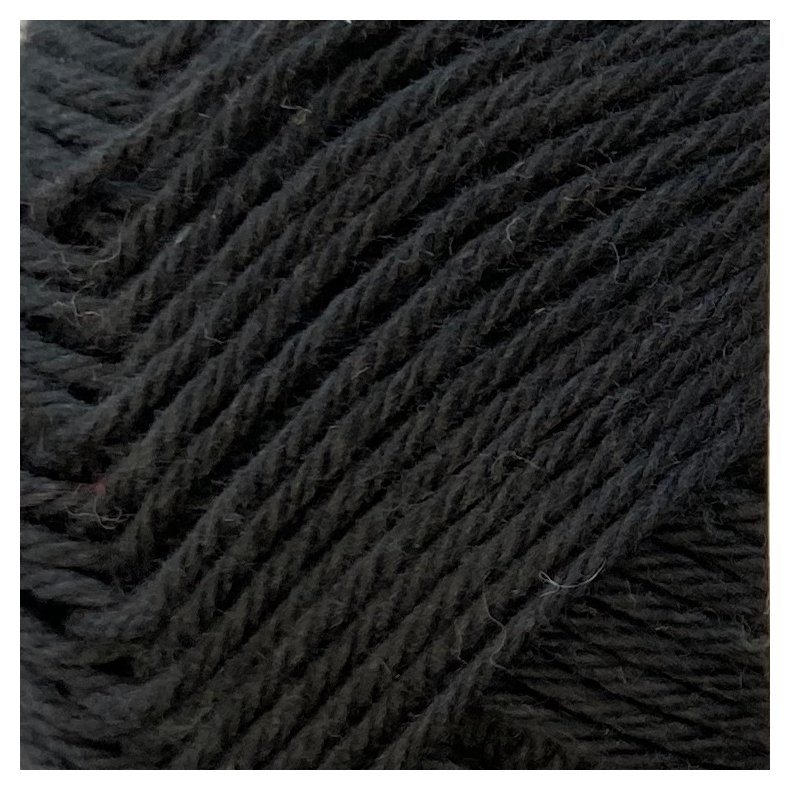 Black. �kologisk bomuldsgarn. Karen Klarb�k. Pr. 50 g.