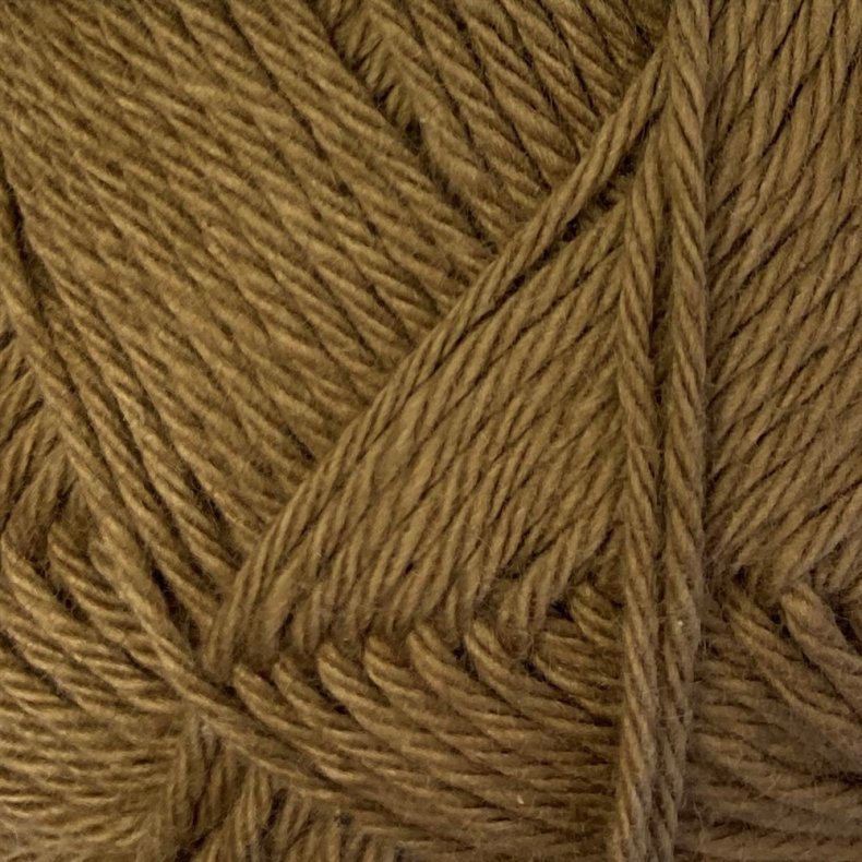 Khaki Green. �kologisk bomuldsgarn. Karen Klarb�k. Pr. 50 g.