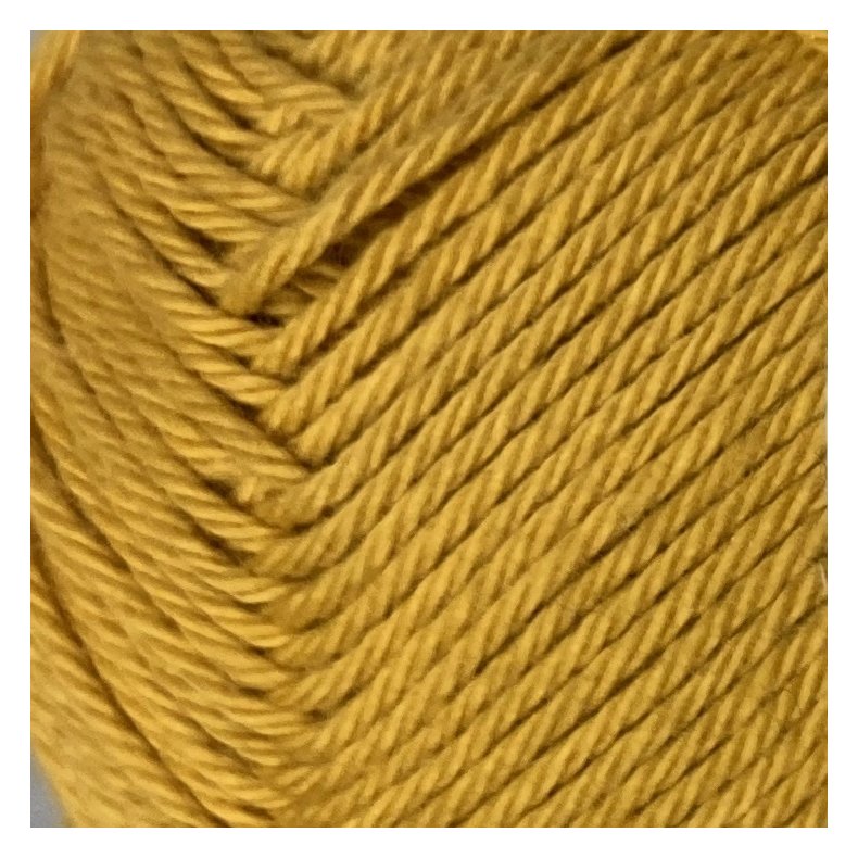 Golden Curry. kologisk bomuldsgarn. Karen Klarbk. Pr. 50 g.