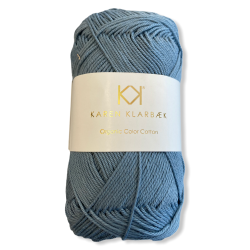 Faded Jeans Blue. �kologisk bomuldsgarn. Karen Klarb�k. Pr. 50 g.
