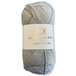  Light Cool Grey. kologisk bomuldsgarn. Karen Klarbk. Pr. 50 g.