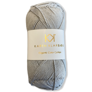  Light Cool Grey. kologisk bomuldsgarn. Karen Klarbk. Pr. 50 g.
