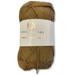 Khaki Green. �kologisk bomuldsgarn. Karen Klarb�k. Pr. 50 g.