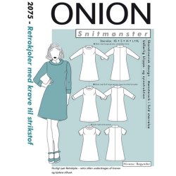 Onion 2075, Retrokjoler med krave til strikstoffer, str. xs-xl