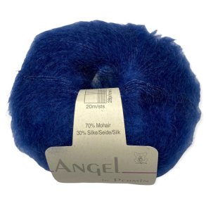 Angel i bl. Permin KidMohair + Silke, pr. 25 g.