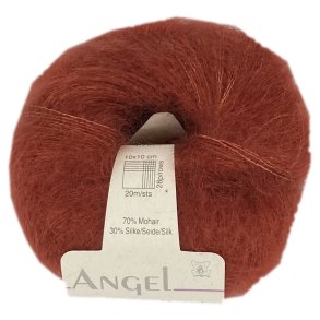 Angel i rust. Permin KidMohair + Silke, pr. 25 g.