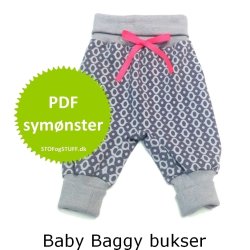 Baby Baggy Bukser, Symnster i PDF, str. 0-24 mdr.