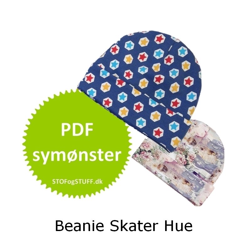 Beanie Skater Hue, Symnster i PDF, str. &frac12; til 16 r