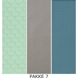 Stofpakke. Akryl-coatet stof til 3 spisesmkke