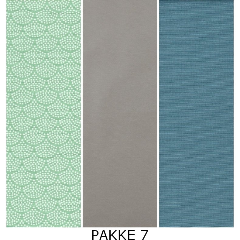 Stofpakke. Akryl-coatet stof til 3 spisesmkke