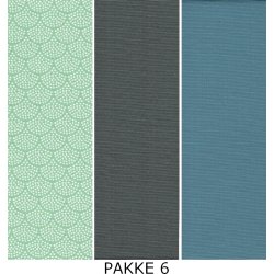 Stofpakke. Akryl-coatet stof til 3 spisesmkke