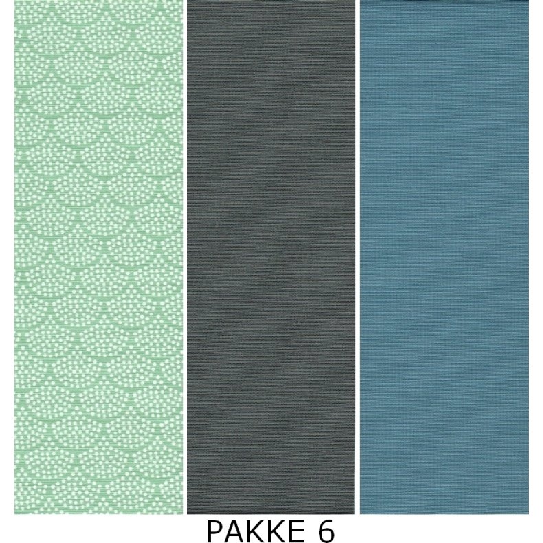 Stofpakke. Akryl-coatet stof til 3 spisesmkke