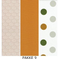 Stofpakke. Akryl-coatet stof til 3 spisesmkke