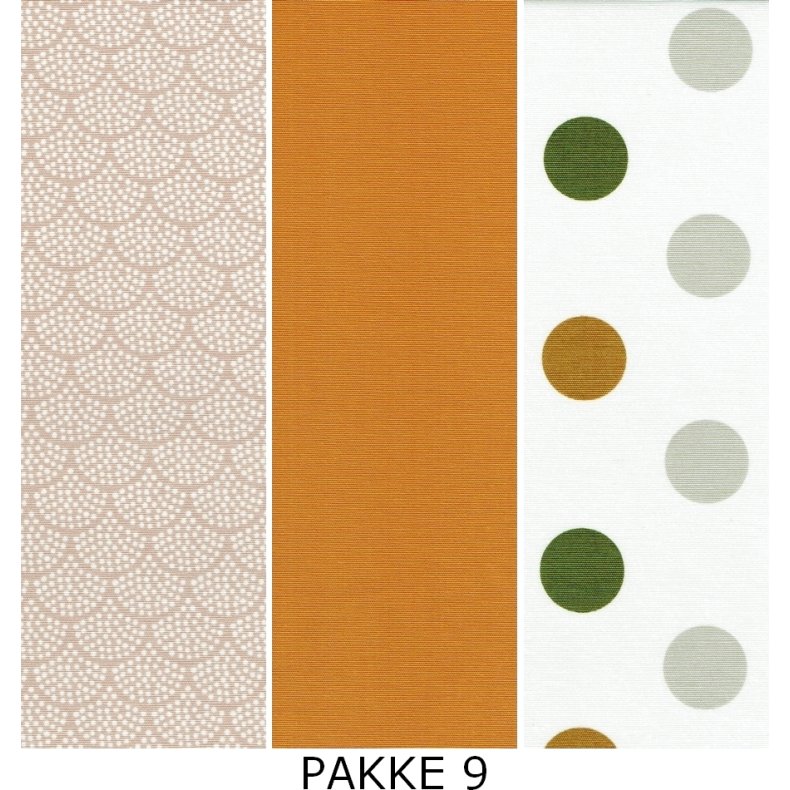 Stofpakke. Akryl-coatet stof til 3 spisesmkke