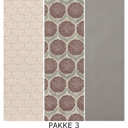 Stofpakke. Akryl-coatet stof til 3 spisesmkke