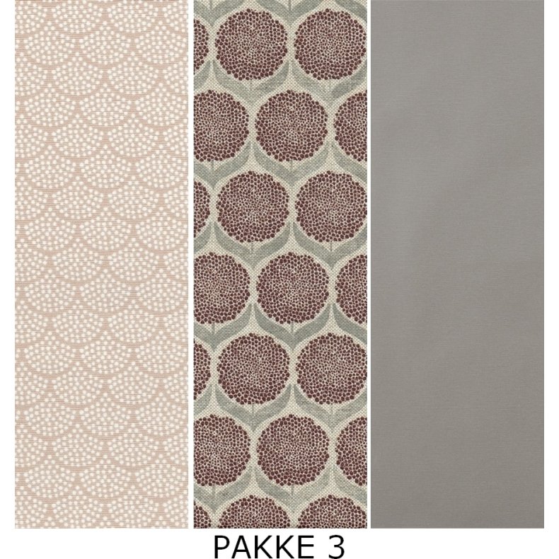 Stofpakke. Akryl-coatet stof til 3 spisesmkke