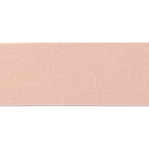Bred og bld elastik, pudderrosa, 38 mm, pr. m.