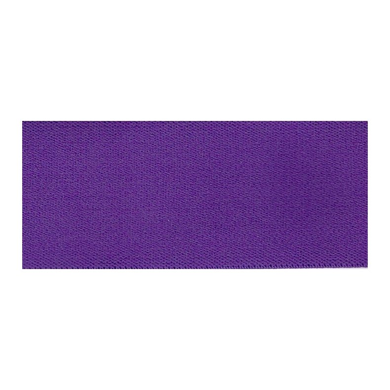 Bred og bld elastik, lilla, 38 mm, pr. m.