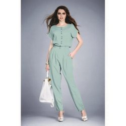 Viskose poplinstof m. strk. Ensfarvet stvet lys bl, pr. m.