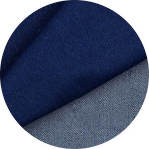 Denim stof med strk. Jeans og cowboy stof, pr. m.