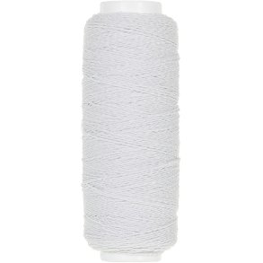 Luksus elastiktrd hvid. Pr. rl.