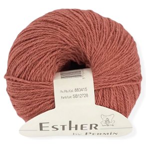 Esther by Permin, gammel rosa, fv 15, pr. 50 g.