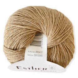 Esther by Permin, lys brun, fv 17, pr. 50 g.