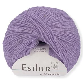 Esther by Permin, lys lilla fv 25, pr. 50 g.