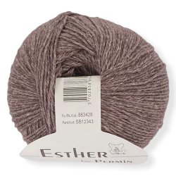 Esther by Permin, cocoa fv 28, pr. 50 g.