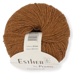 Esther by Permin, brun, fv 44, pr. 50 g.