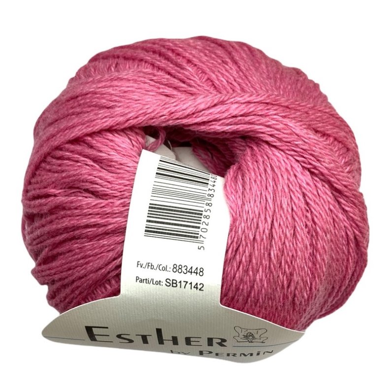 Esther by Permin, pink, fv 48, pr. 50 g.