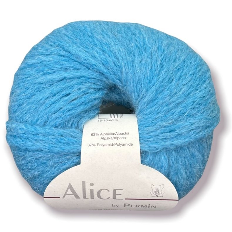 Alice by Permin, turkis, fv 29, pr. 50 g.