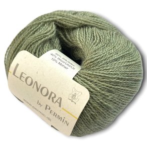 Leonora by Permin, stvet grn, fv 03, pr. 25 g.